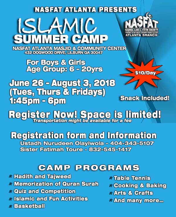 NASFAT Atlanta Islamic Summer Camp